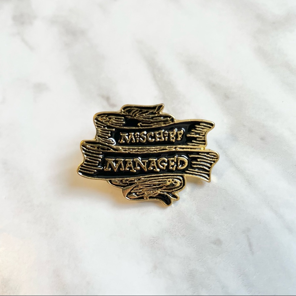 🎉 New Harry Potter Mischief Managed Pin